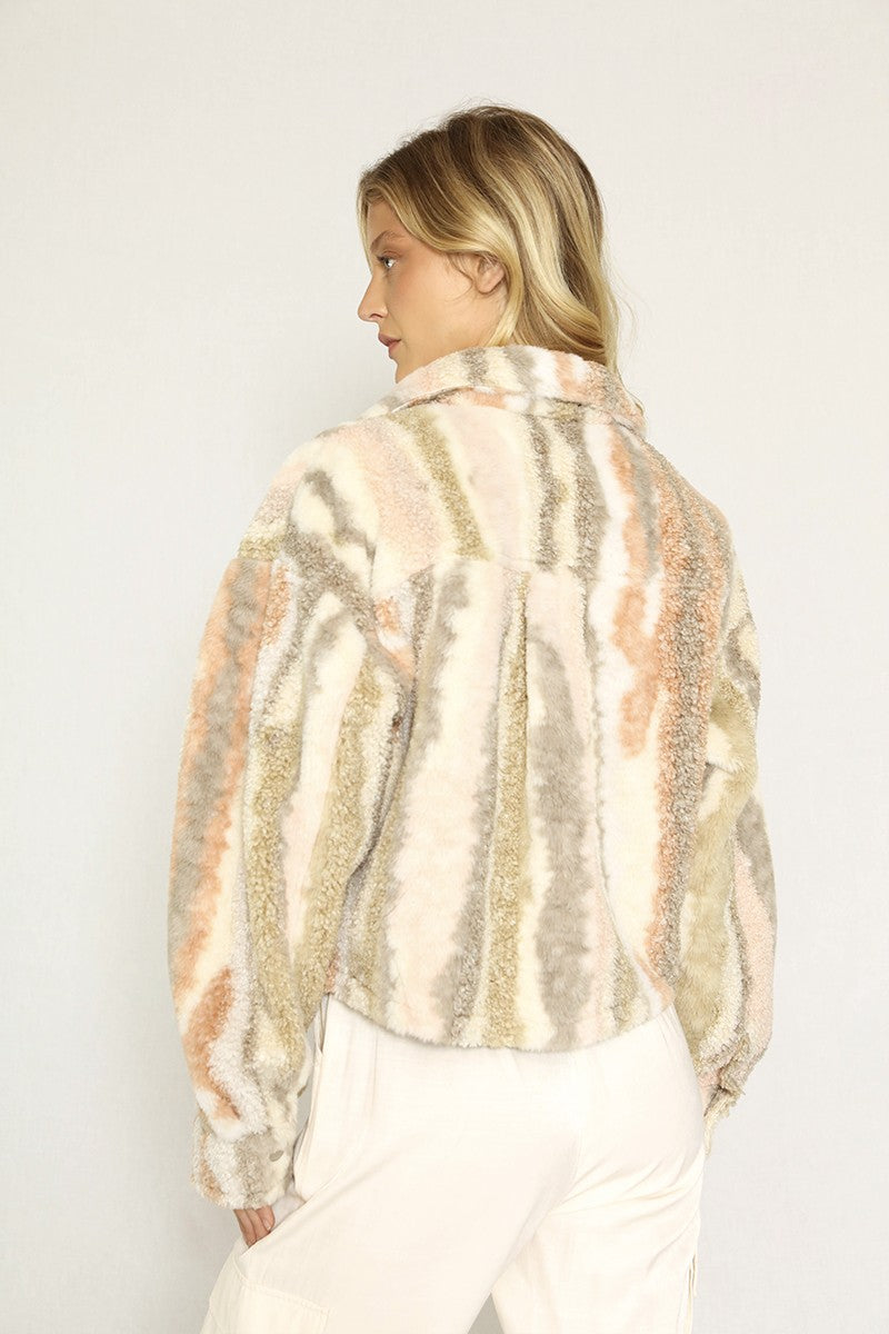 Marble Sherpa jacket Miss Sparkling